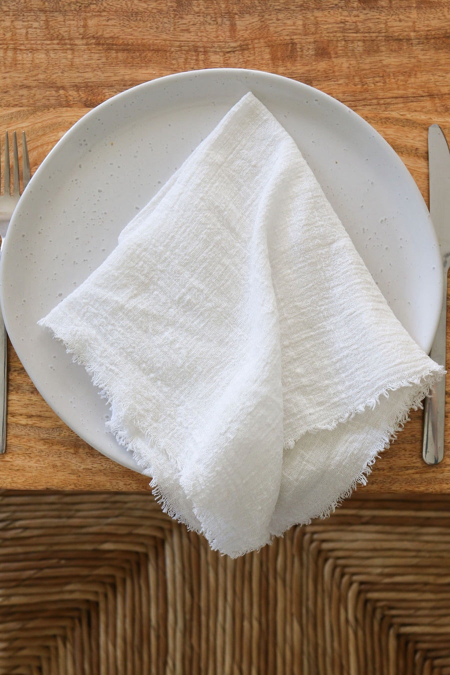 milk frayed napkin