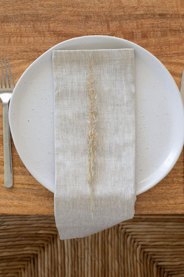 natural linen napkin